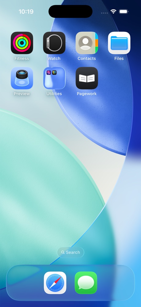 The Pagework icon on the iPhone Home Screen